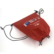 Factory Price Custom Logo Drawstring Printed Polyester Waterproof Drawstring Bag Gym Bags