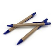 Wholesale Cheap Price Eco-friendly Kraft Paper Ball Pen For School Office Writing