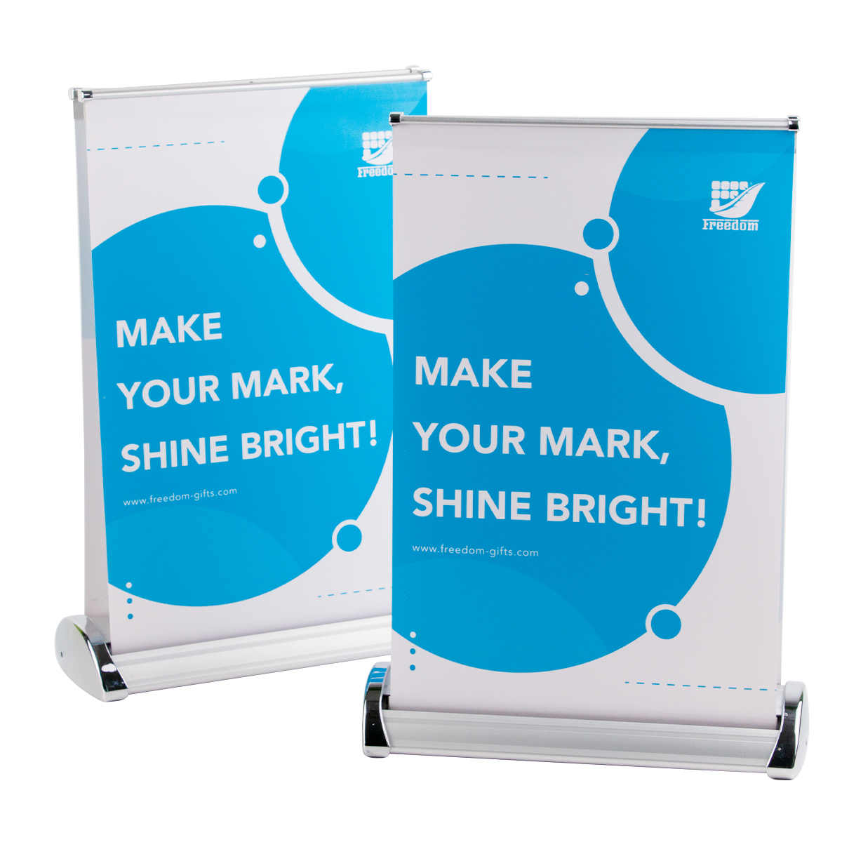 Factory Price Mini Retractable Banner Stand Table Top Roll Up Banner