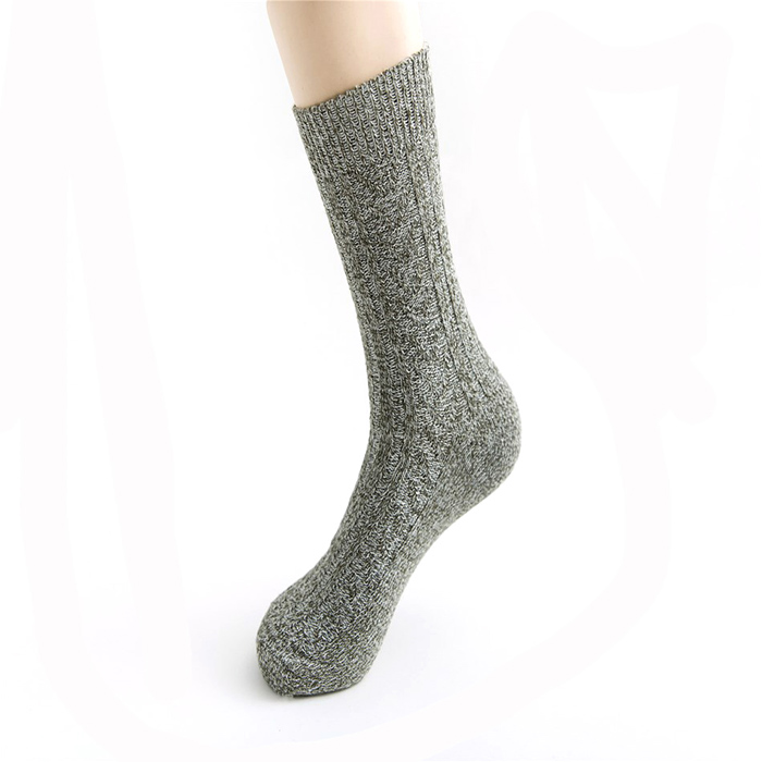 Custom Design Plain Color Long Dress Socks Warm Soft Comfortable Cashmere Socks