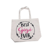 Promotional Recycle Natural Color Simple Printing Canvas Cotton Tote Bag