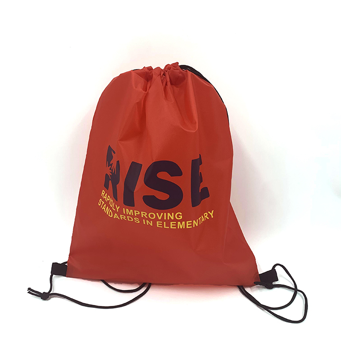Amazon Hot Sale Custom Recycled Polyester Drawstring Bag