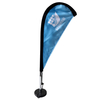 Mini Teardrop Desk Flag Advertising Banner Flying Beach Flag