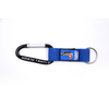Hot Sale Customized Carabiner Keychain Aluminum Carabiner Clip with Short Nylon Lanyard