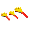 Cheap Custom Plastic Football Clap Cheering Clamps Noise Maker Football Fans Cheering Hand Clapper