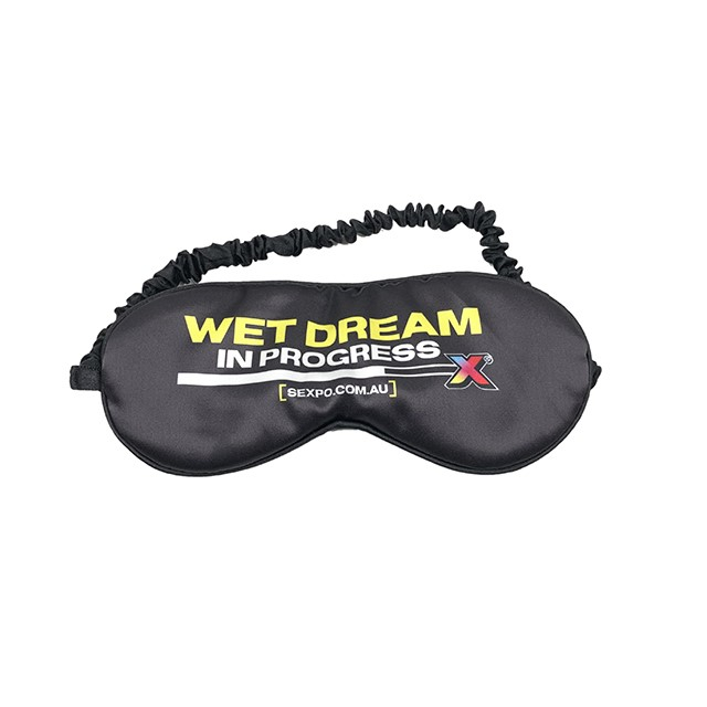 Promotional Customized Logo Comfortable Sleeping Silk Eye Mask