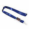 Manufacturer Custom Personalized Polyester Sublimation LED Light Up Flashing Neck Lanyards