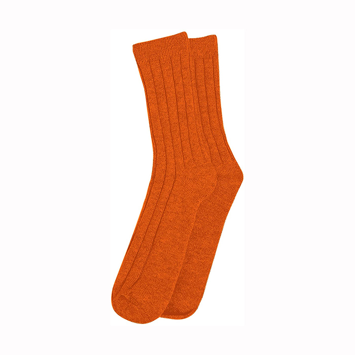 Factory Wholesale Custom Unisex 100% Pure Cashmere Super Soft Bed Cuff Socks