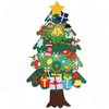 Custom Design DIY Felt Christmas Tree Artificial Tree Wall Hanging Ornaments