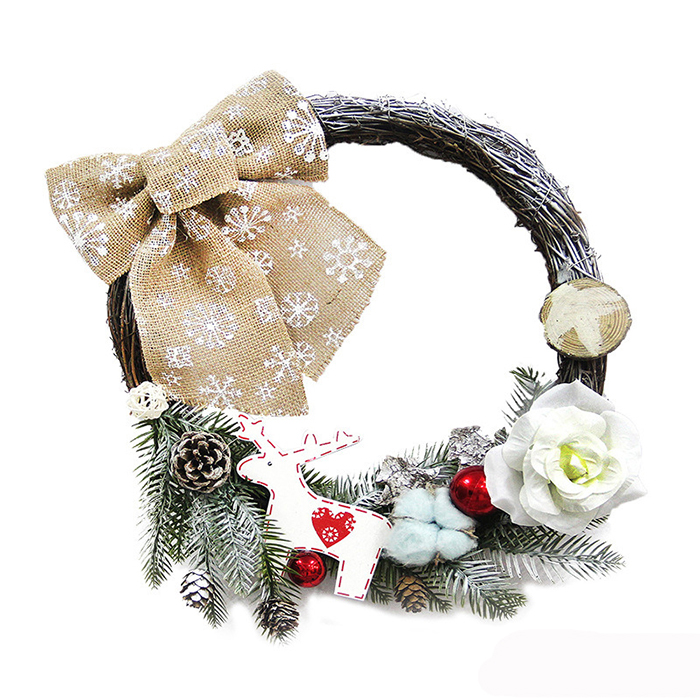 Wholesale Cheap Price Christmas Garland Christmas Wreath Garland For Door Hanging