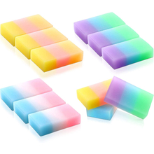 High Quality Custom Colorful Cube Pencil Erasers Soft Flexible Rubber Erasers