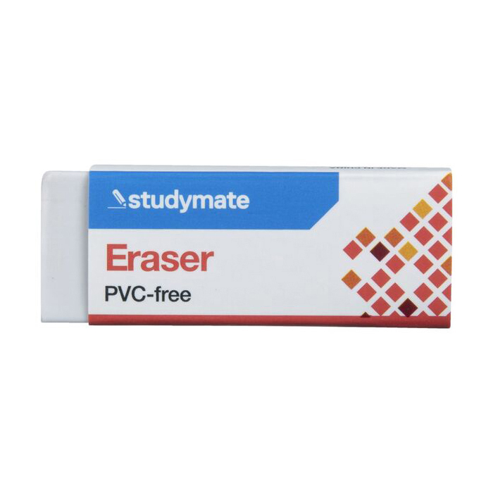 High Quality Professional Office Supply PVC-free Erasers Custom White Rubber Pencil Erasers