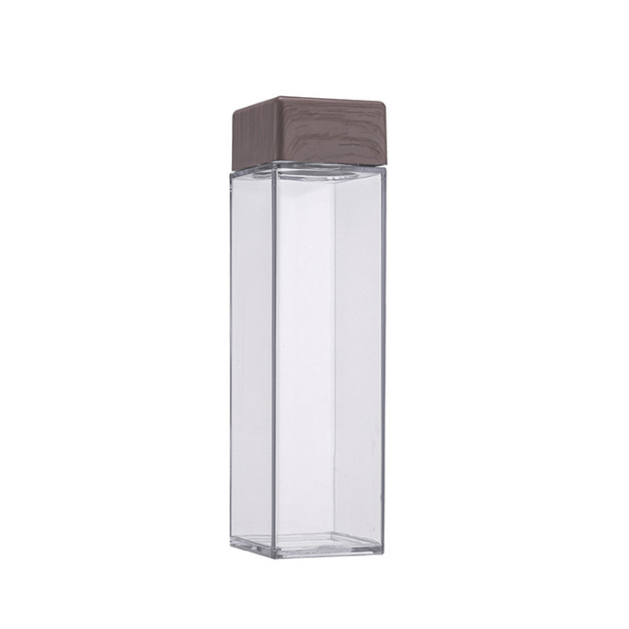 Best Selling Clear Square Plastic Water Bottle Custom Frosted Square Plastic Water Bottle