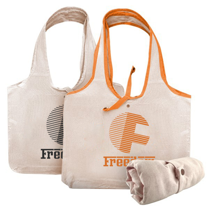 Custom Logo Printed Foldable Natural Totes bags Canvas Reusable Shopping Bags