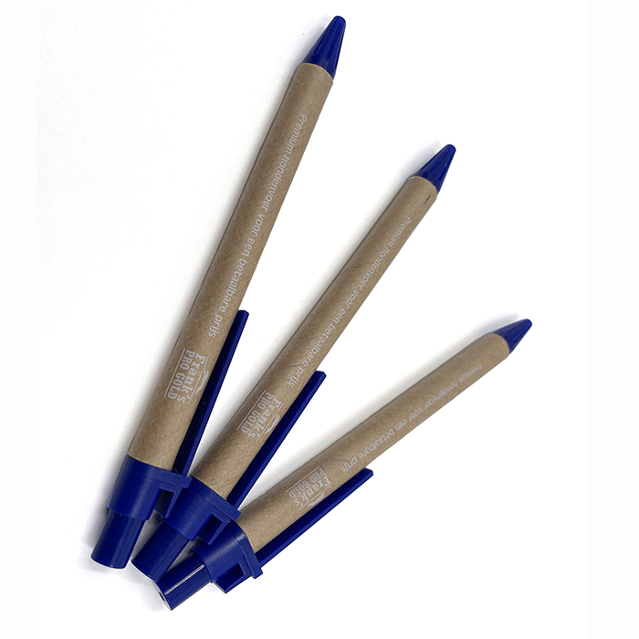 Wholesale Cheap Price Eco-friendly Kraft Paper Ball Pen For School Office Writing