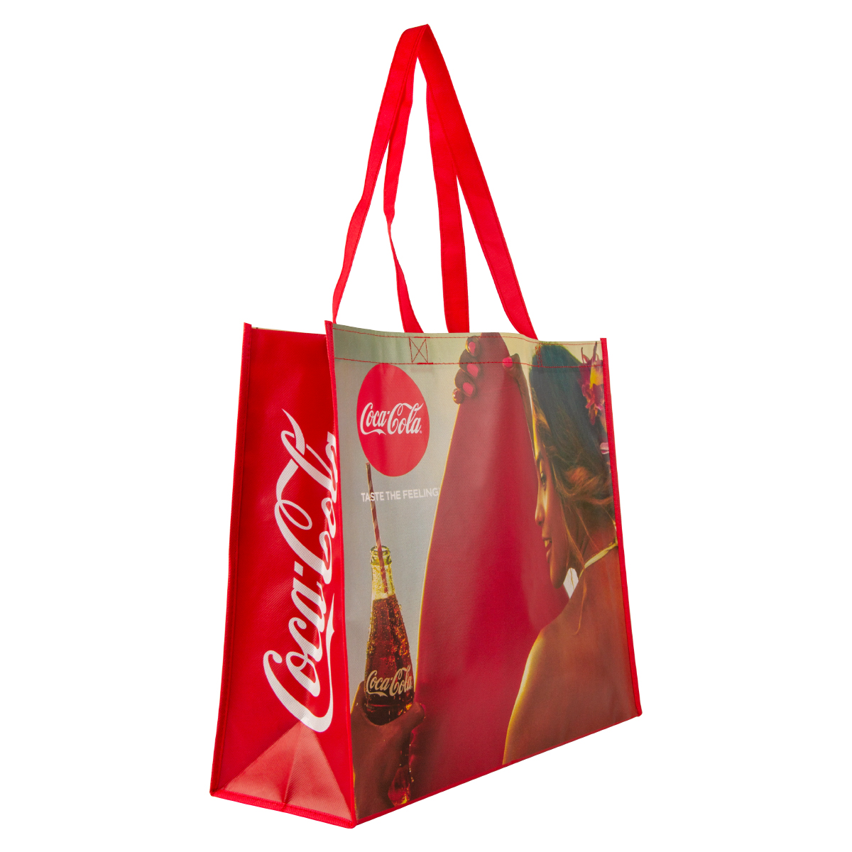 Custom Logo Printed Extra Large Laminated PP Shopping Tote Bag