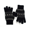 Amazon Hot Sale Touch Screen Gloves Pashmina Acrylic Jacquard Winter Women Knit Glove