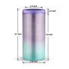 Wholesale Cheap Price 12 Oz Double-walled Stainless Steel Slim Insulated Can Cooler