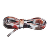 Amazon Hot Sale Custom Flat Elastic Polyester Shoe Strings Sports Shoelaces With Logo Printed