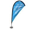 Mini Teardrop Desk Flag Advertising Banner Flying Beach Flag