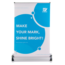 Factory Price Mini Retractable Banner Stand Table Top Roll Up Banner