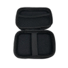 Customized Lightweight Black Knitted Fabric Mesh Lining EVA Hard Carry Case With Name Card Pocket