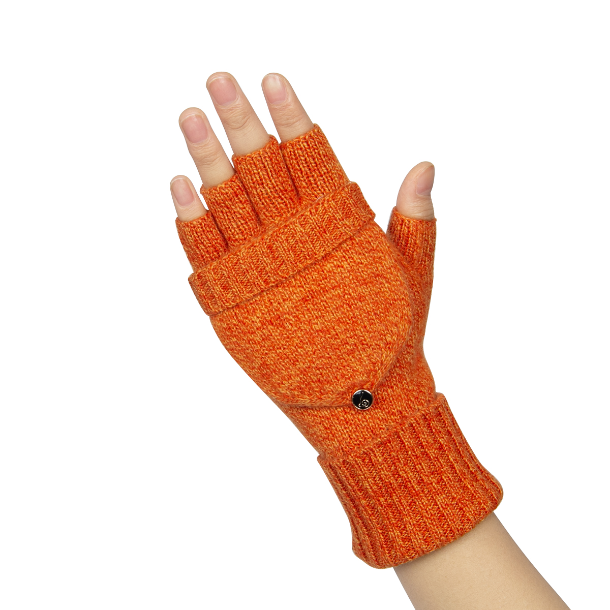 Top Quality Women Cashmere Knitted Flip Gloves Luxury Winter Warm Gloves