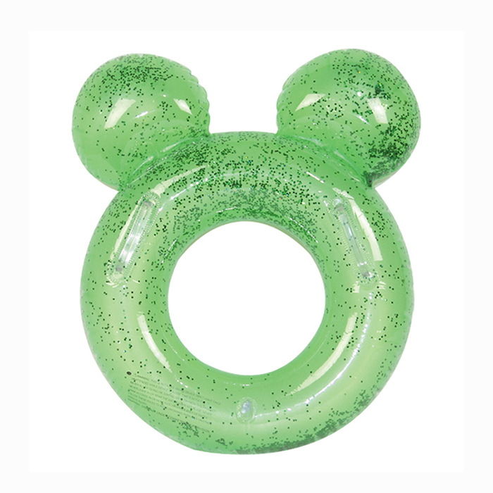 Custom Design PVC Swim Pool Glitter Inflatable Swimming Ring