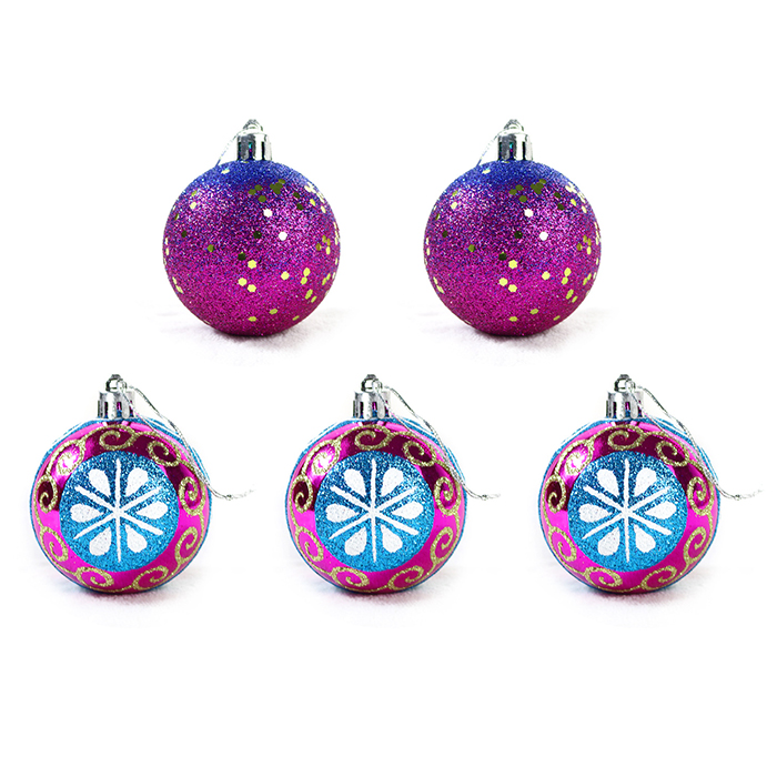 Factory Price Hanging Baubles Plastic Christmas Tree Ornaments Balls