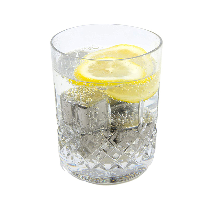 Factory Price Wholesale Square Whiskey Ice Cube Stainless Steel Whiskey Stone