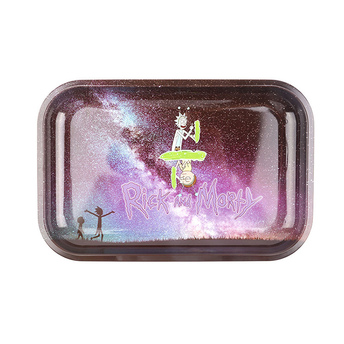 Wholesale Cheap Price Tray Weed Smoke Plate Metal Rolling Tray Set Tin Herb Tobacco Trays