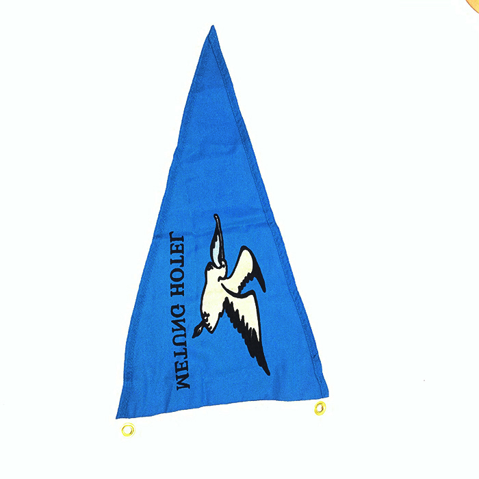Factory Direct Sale Custom Printed Decoration Hanging Triangle Pennant Flags