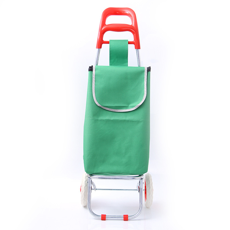 Hot Sell Multifunctional Folding Shopping Cart Fashion Vegetable Shopping Trolley Portable Luggage Cart