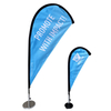 Mini Teardrop Desk Flag Advertising Banner Flying Beach Flag