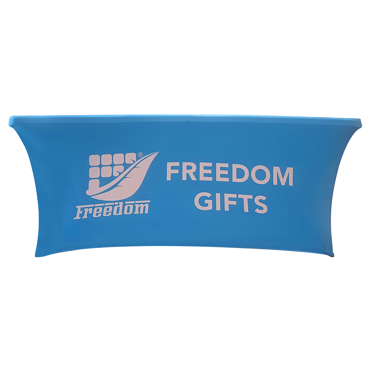 Custom Elastic Spandex Stretched Table Cloth Premium Table Cover for Trade Shows and Events