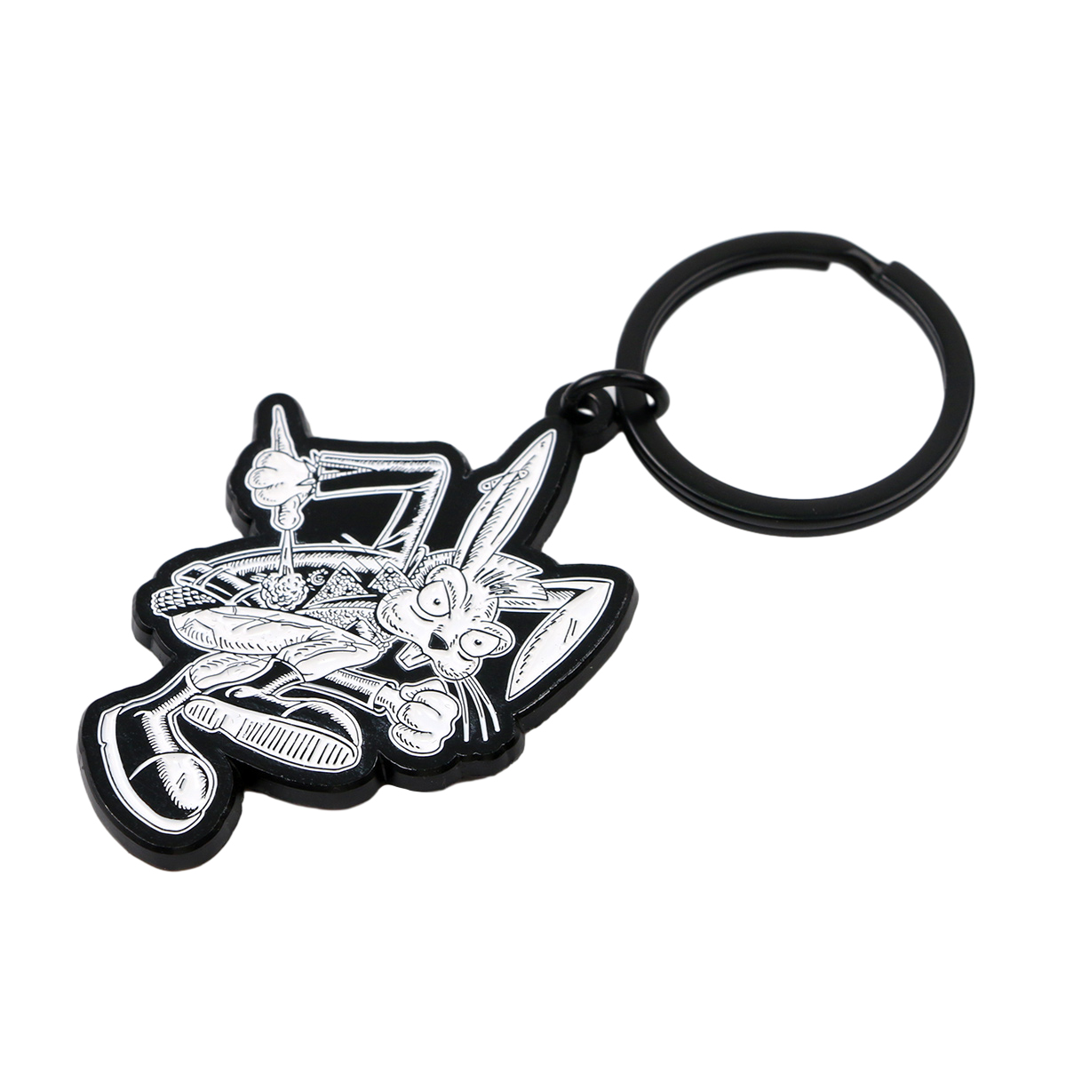 Good Quality 3D Custom Key Chain Ring Rubber PVC Cartoon Keychain