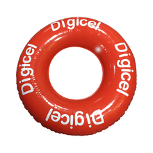 Custom Logo PVC Round Inflatable Swimming Circle Ring Pool Float