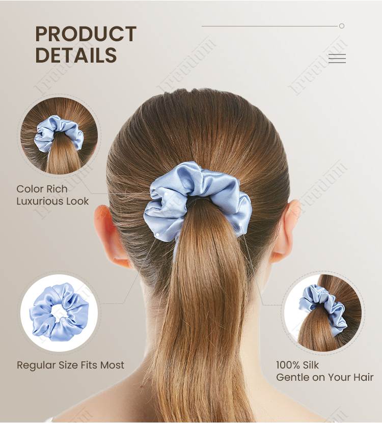 Silk Scrunchy (4)