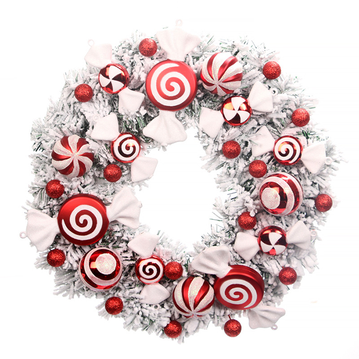 Wholesale Cheap Price Artifical Christmas Wreath Decoration Hanging Door Garland