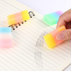 High Quality Custom Colorful Cube Pencil Erasers Soft Flexible Rubber Erasers