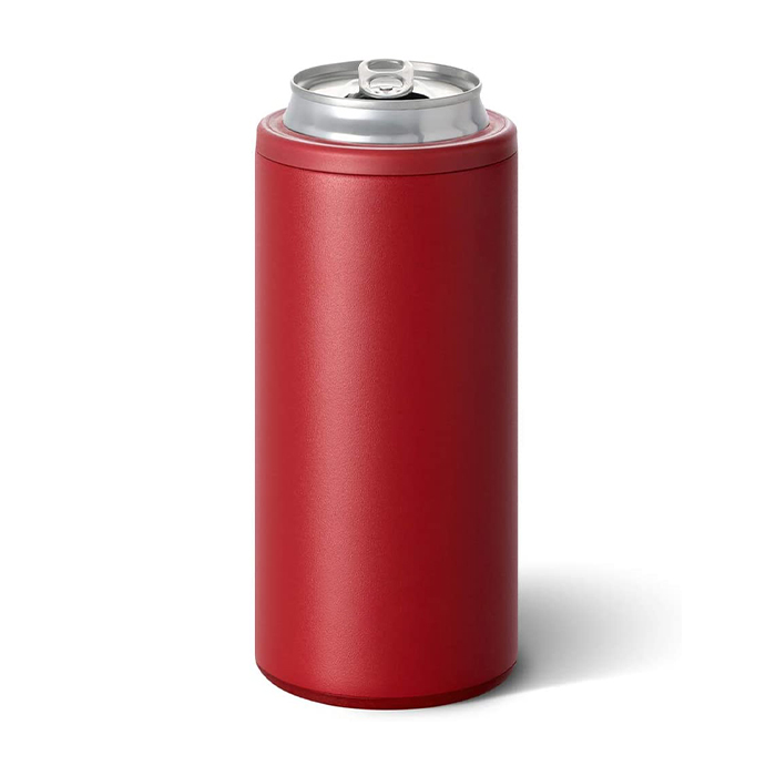 Custom Design Insulated Stainless Steel Can Cooler 12 Oz Skinny Slim Beer Can Cooler