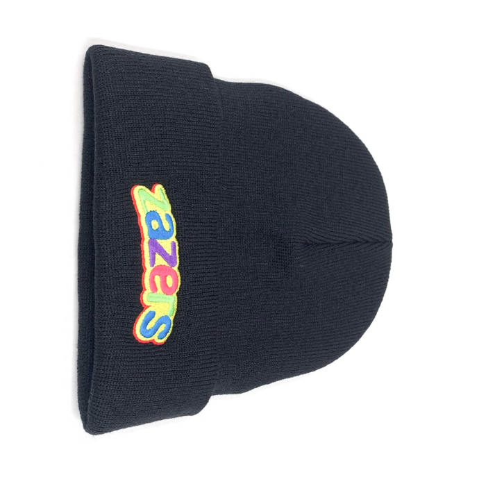 Wholesale Custom Embroidery Logo Solid Color Warm Winter Beanie Knitted Hat