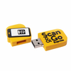 Custom Personalized 3D Shape PVC USB Flash Drive Pen Drive Silicone Flash Disk