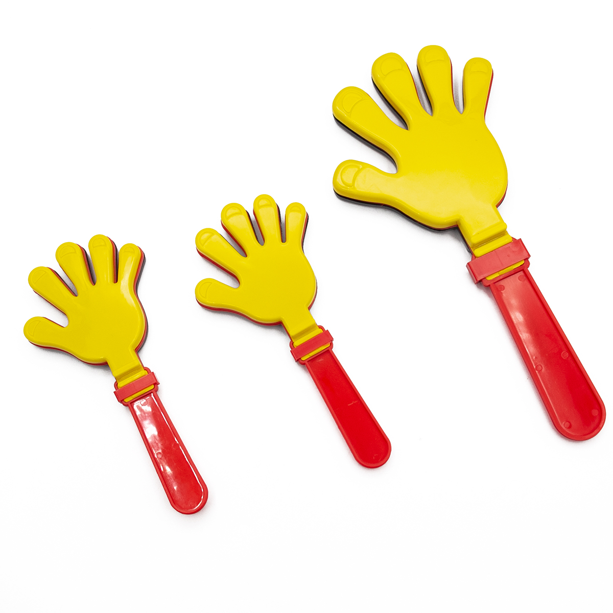 Cheap Custom Plastic Football Clap Cheering Clamps Noise Maker Football Fans Cheering Hand Clapper