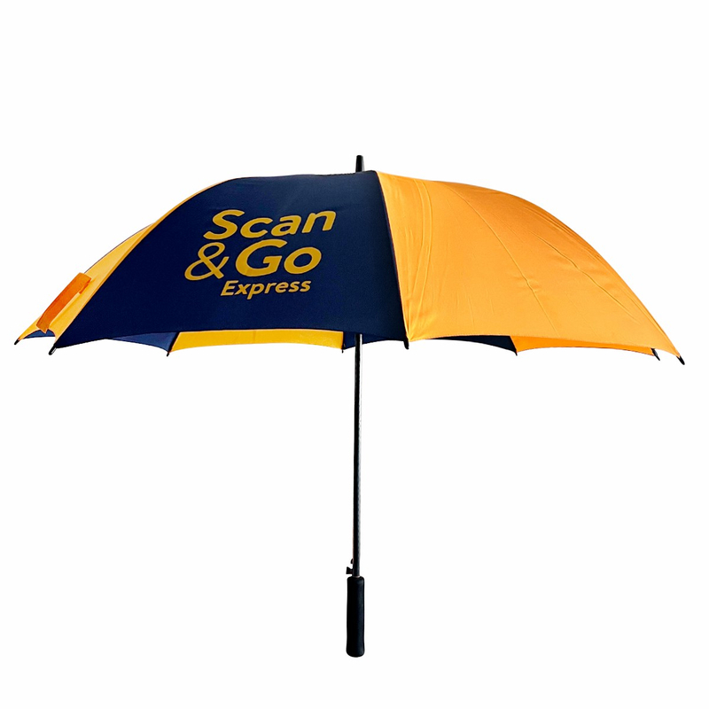 Manufacturer Factory Custom Logo Printed Large Windproof Promotional Straight Golf Umbrella