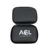 Customized Lightweight Black Knitted Fabric Mesh Lining EVA Hard Carry Case With Name Card Pocket