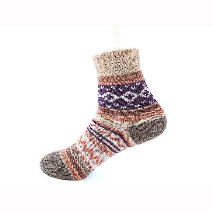 High Quality Cashmere Socks Thicken Warm Vintage Wool Socks For Women