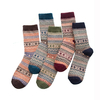 100% Cashmere Socks Custom Logo Printed Winter Warm Socks