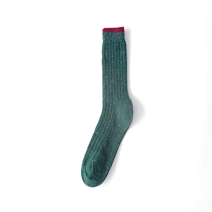Colorful Wool Socks With Stripe Women Winter Thicken Cashmere Socks 