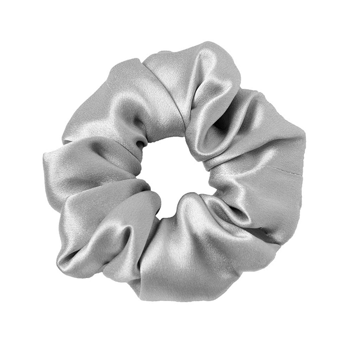 New Arrival Women Luxury Silk Hair Tie Solid Color Silk Scrunchies Elastic Scrunchies